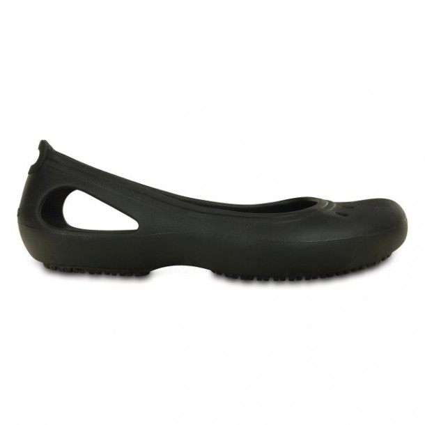 Balerini Crocs Kadee Work Negru - Black - imagine 5